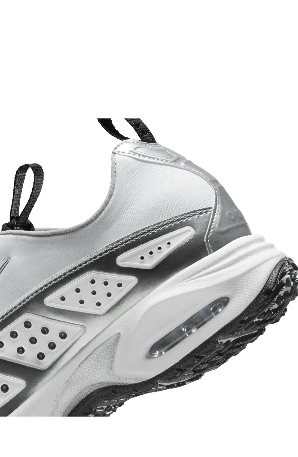WHITE/ METALLIC SILVER/ BLACK