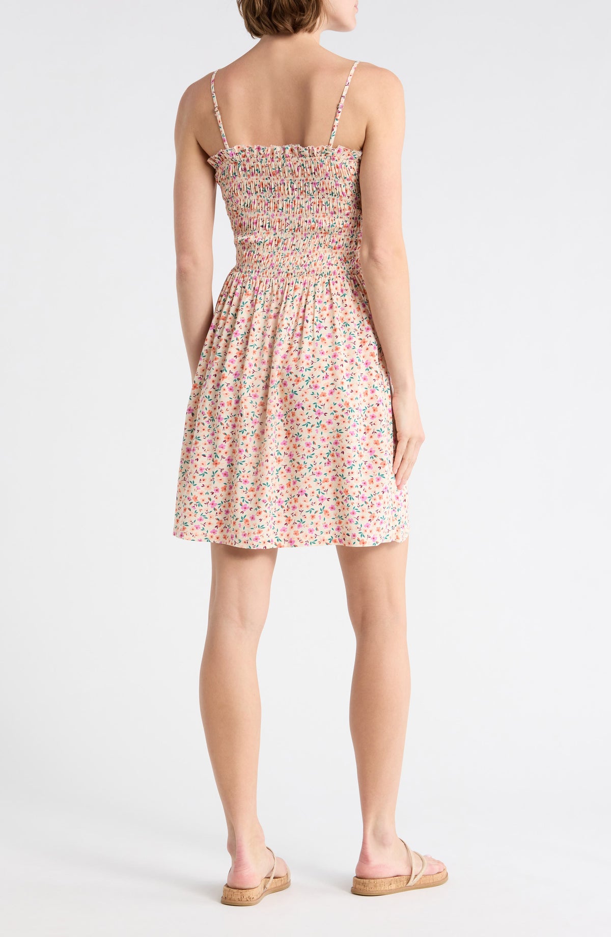 WHITE CAP/ FLORAL MULTI