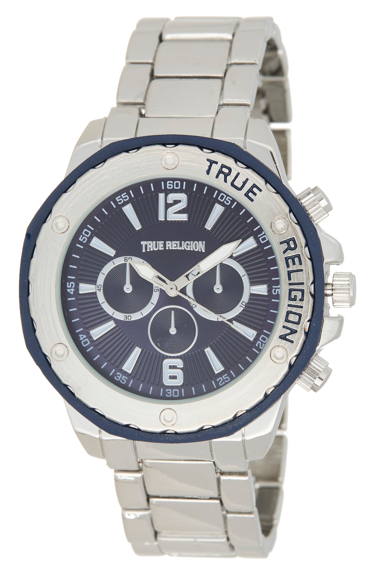 NAVY/ SILVER
