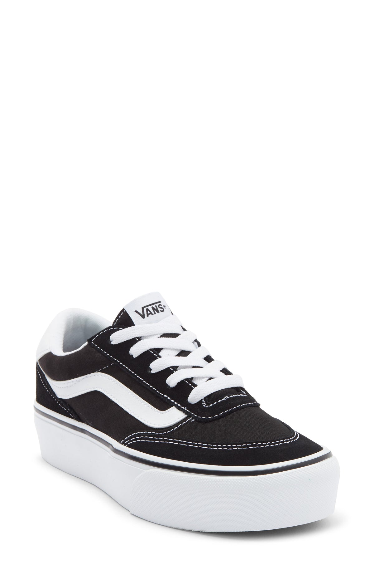 SUEDE/CANVAS BLACK/WHITE