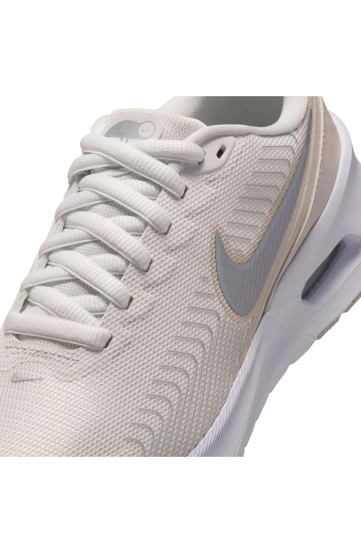 WHITE/ METALLIC SILVER