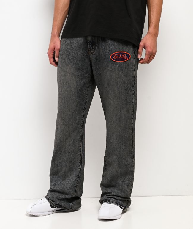 Von Dutch Clutch Stacked Flare Jeans