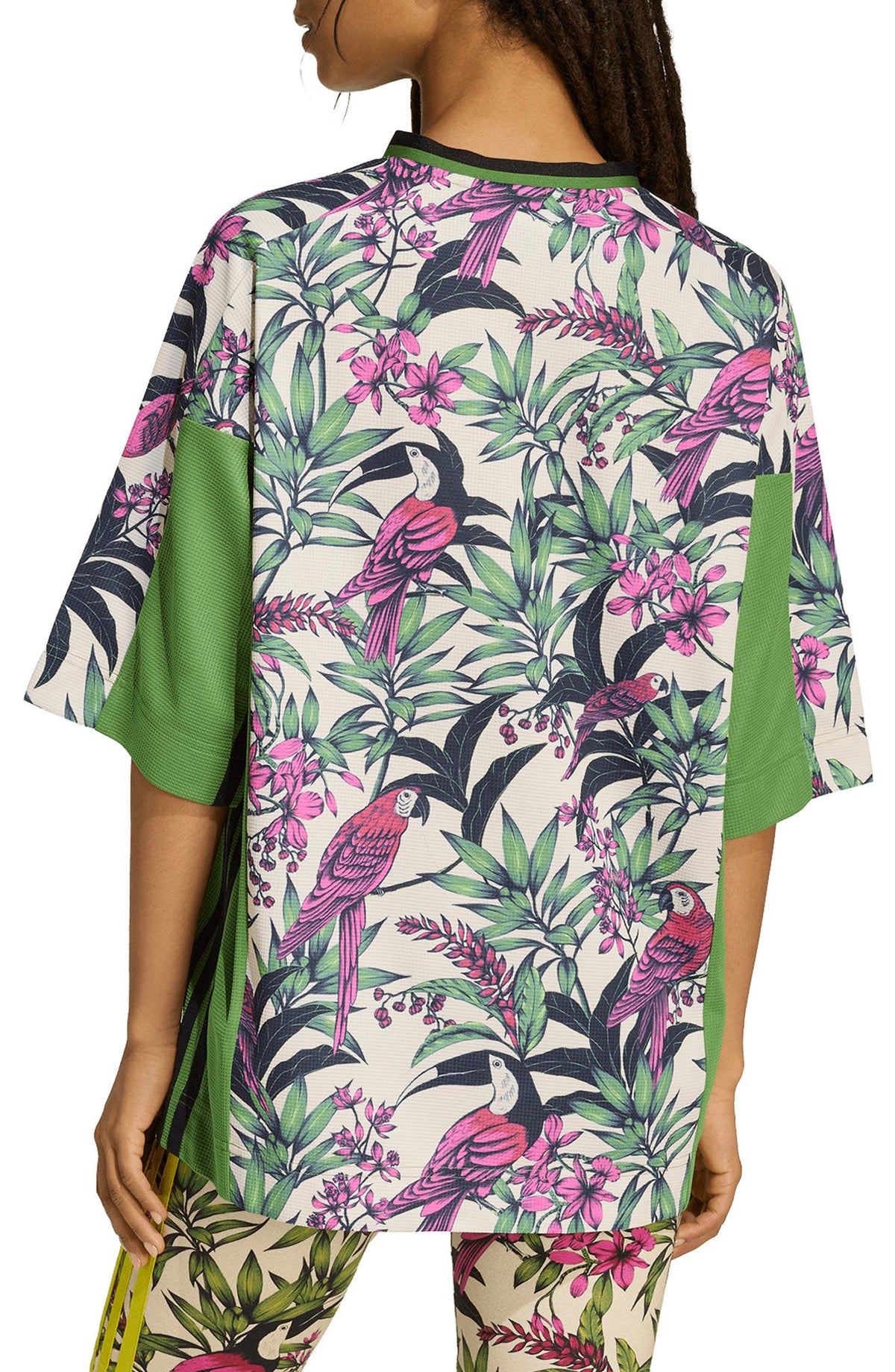 GREEN/ CRYSTAL LINEN/ FUCHSIA