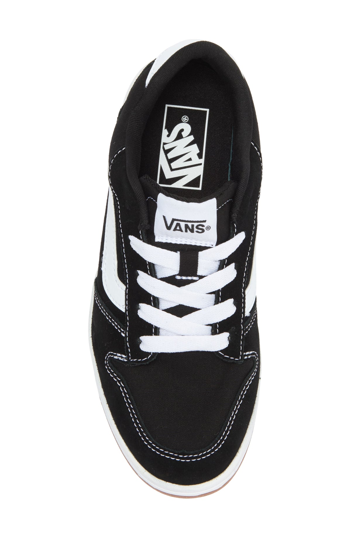 SUEDE/ CANVAS BLACK/ WHITE