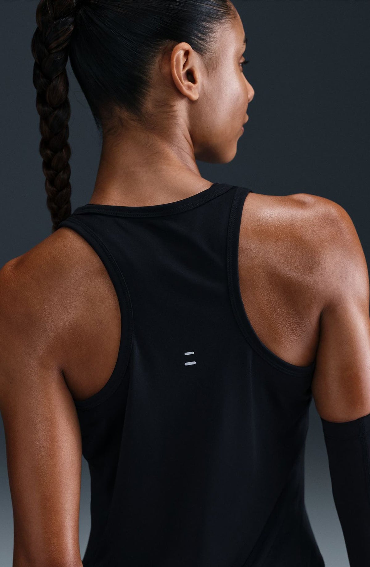 BLACK/ REFLECTIVE SILVER